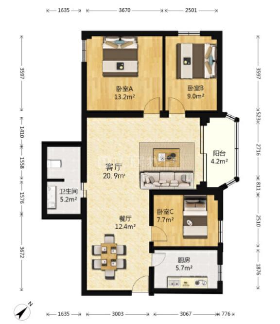 合租·望京西园(四区)
