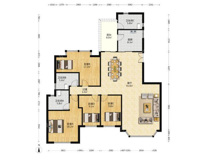 整租·东方玫瑰花园