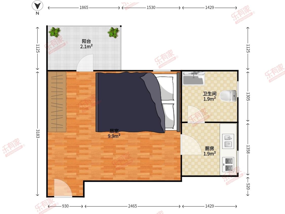 整租·旭飞华天苑