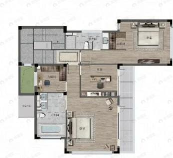 奥城望5室2厅4卫户型图