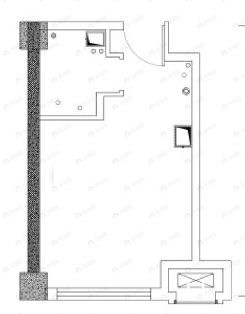 中南君启1室1厅1卫户型图