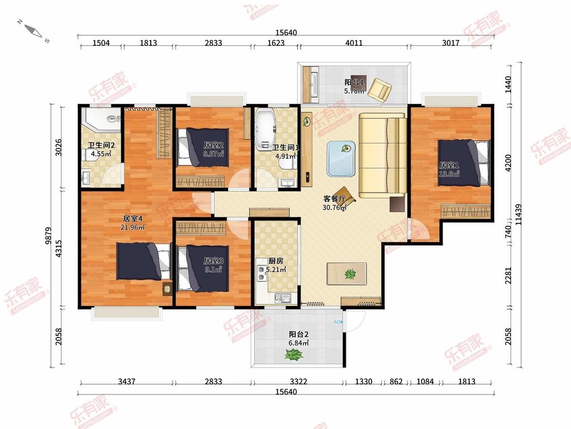 整租·珠江御景山庄