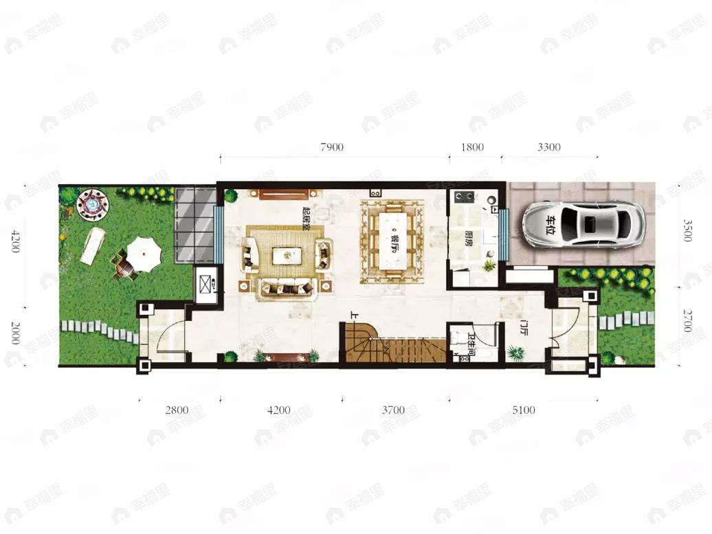 亿利国际生态岛户型图