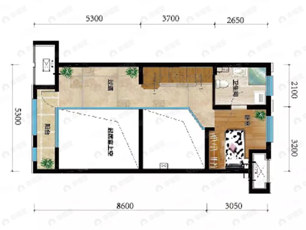 亿利国际生态岛户型图