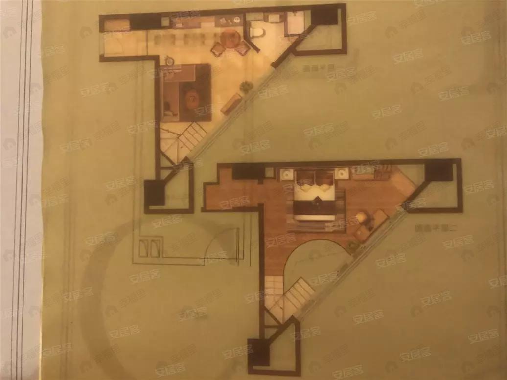 宋都·蓝郡国际1室1厅1卫户型图