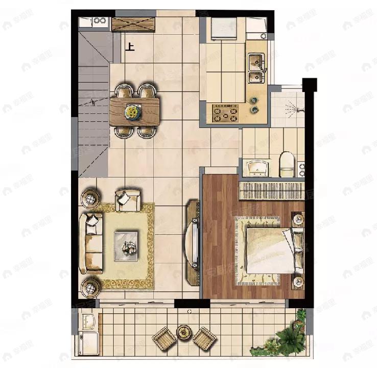 3室3厅2卫建面123平南户型图
