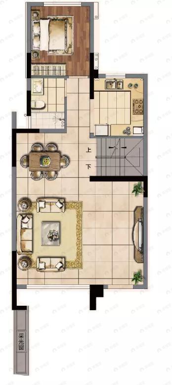 4室2厅3卫建面323平南户型图