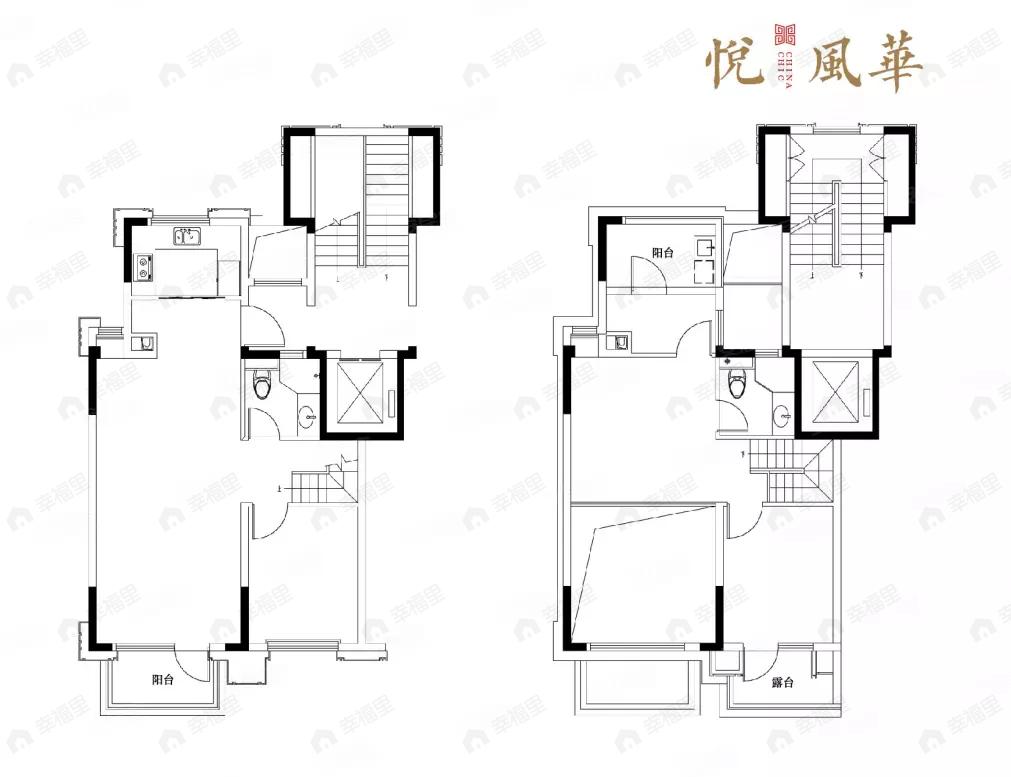 金地保利悦风华户型图