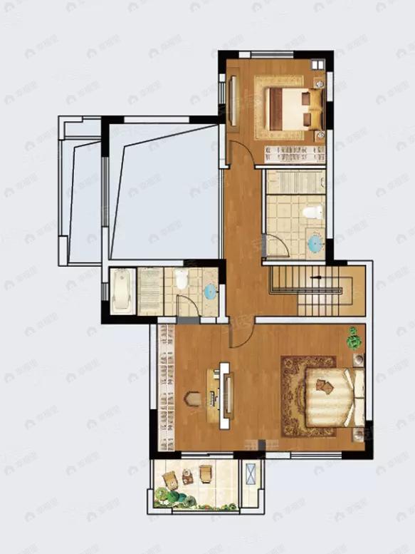 建面249平户型图