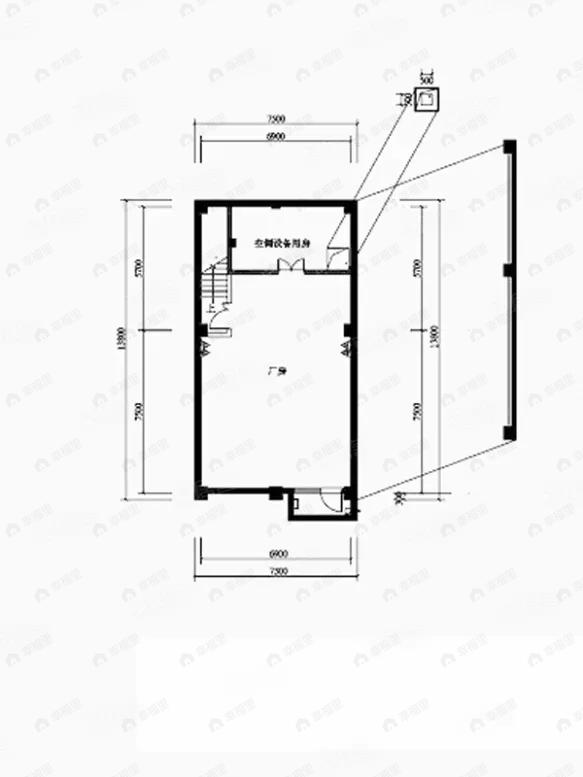 经略天则1室户型图