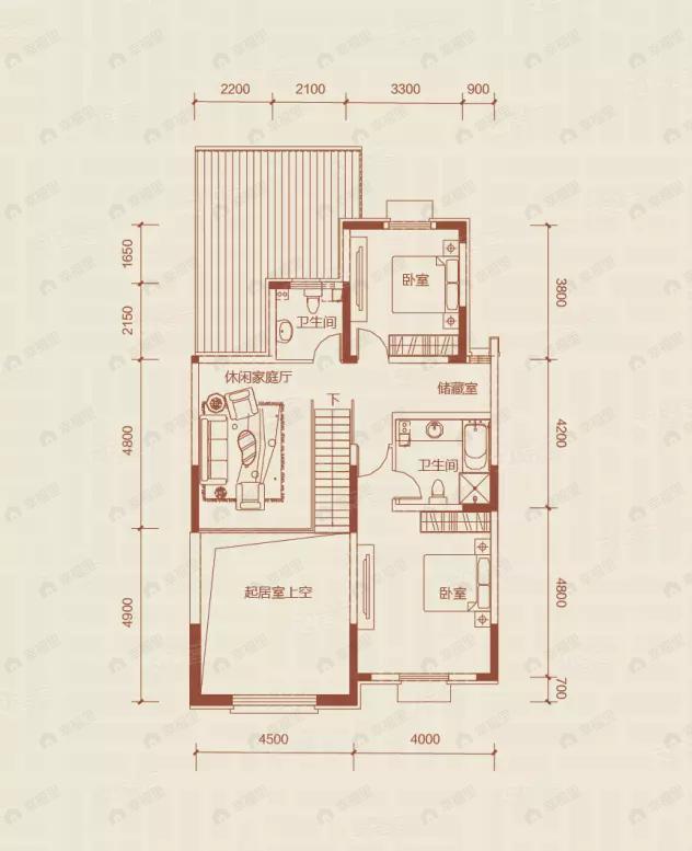 天津华侨城崋墅户型图