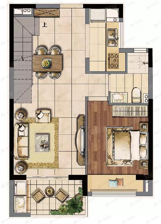 建发泱誉4室2厅3卫户型图