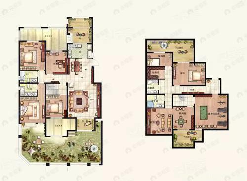 4室2厅2卫建面159平南户型图