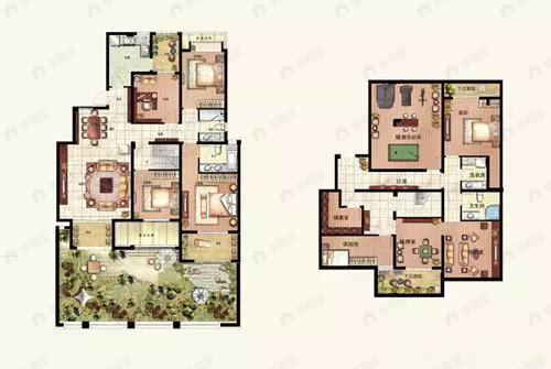 4室2厅2卫建面149平南户型图