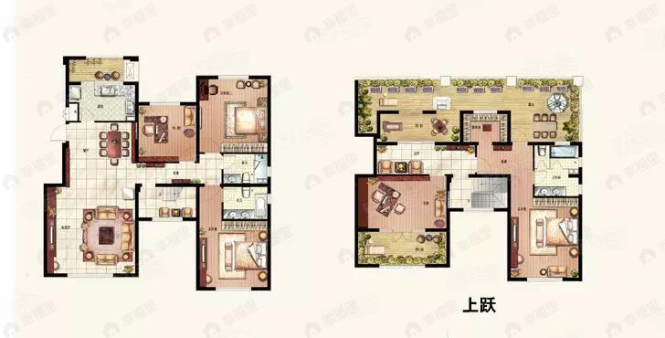 5室2厅3卫建面253平南户型图
