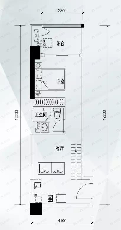 桂林吾悦广场户型图