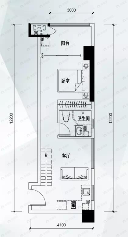 桂林吾悦广场户型图