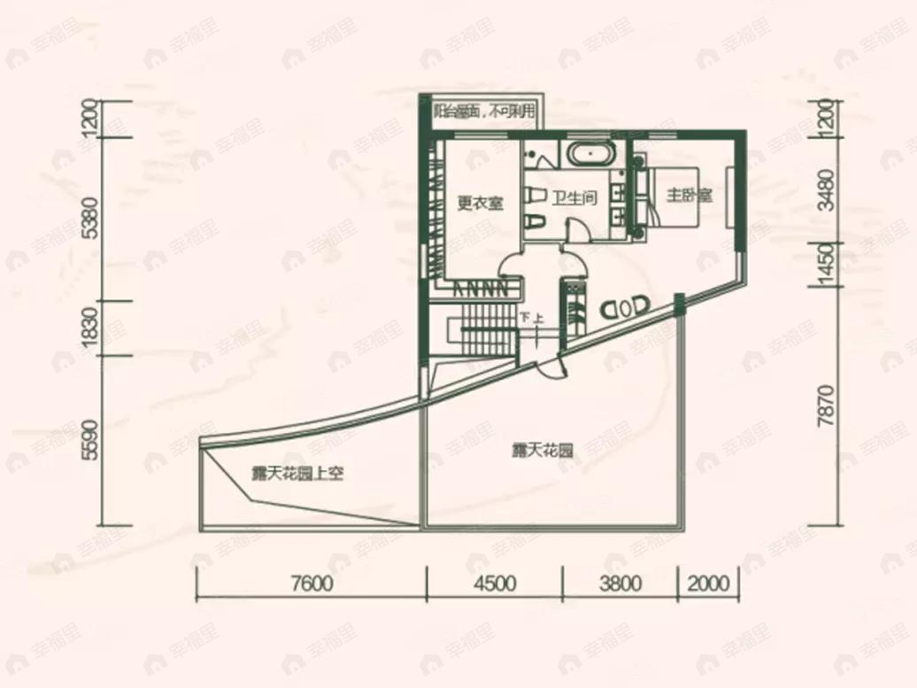 3室2厅3卫建面242平户型图