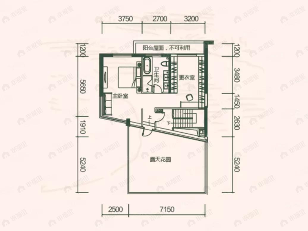 3室2厅2卫建面229平户型图