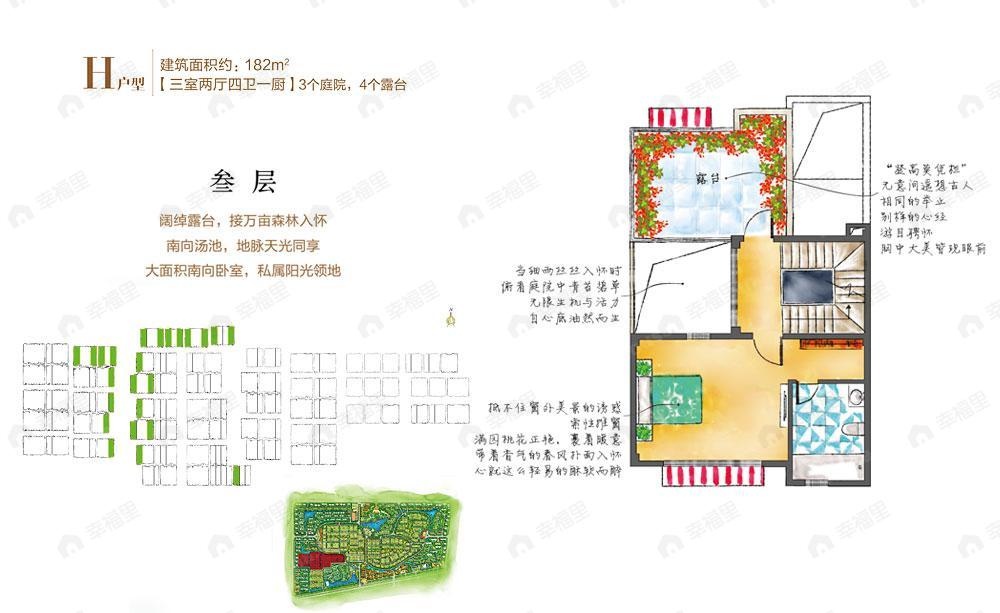 建业生态新城3室2厅4卫户型图