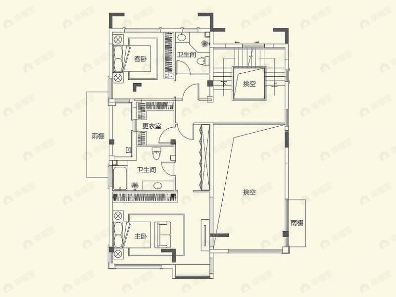 吉宝佘山御庭4室2厅6卫户型图