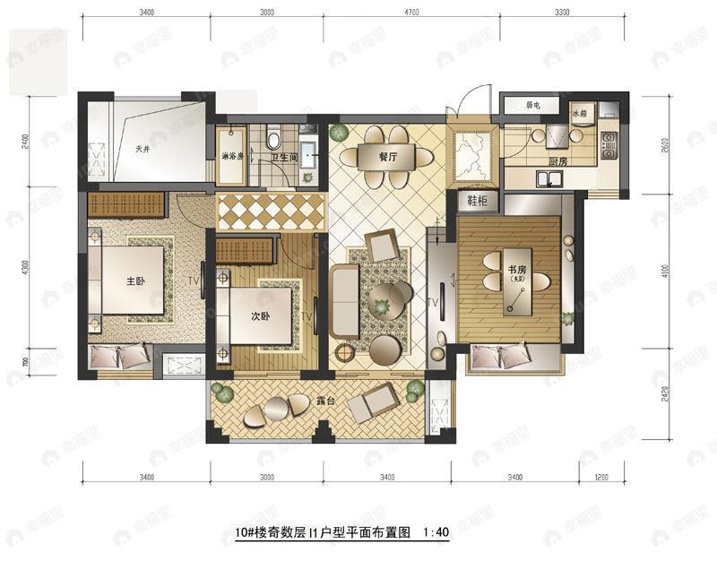 赞成美树户型图