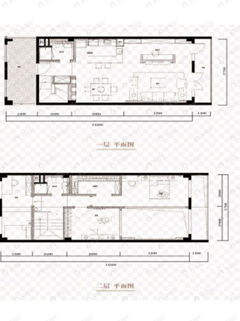 2室2厅2卫建面113平undefined户型图