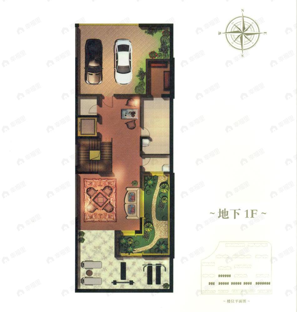 建面100平户型图