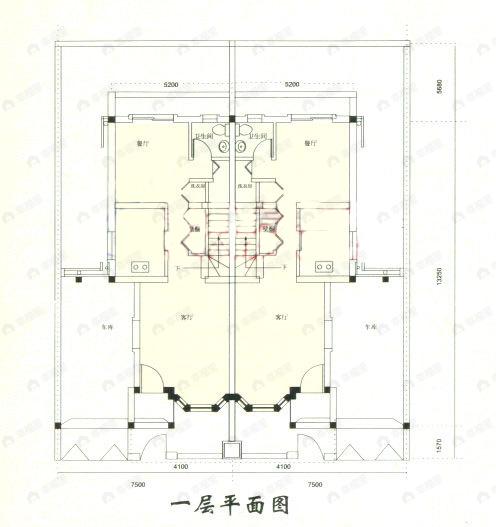 建面100平undefined户型图