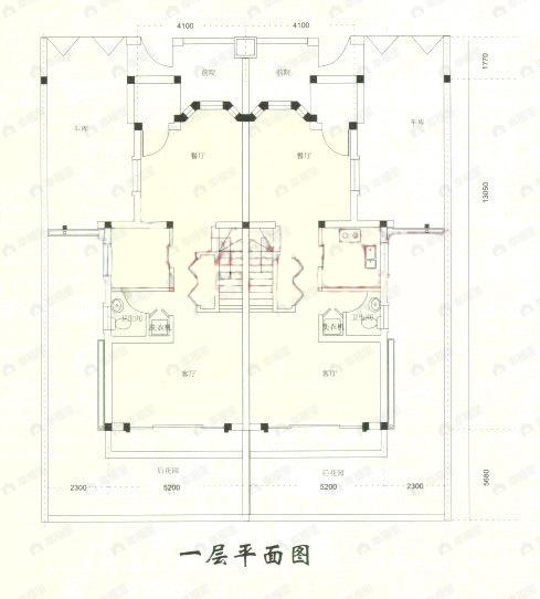 建面100平undefined户型图