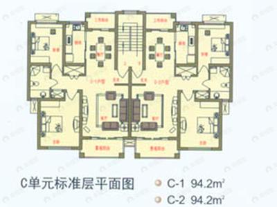 建面100平户型图