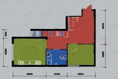 建面100平户型图