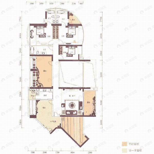 君悦龙庭三期户型图