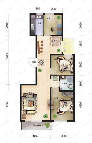 建面111平undefined户型图