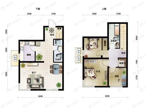 建面127平undefined户型图