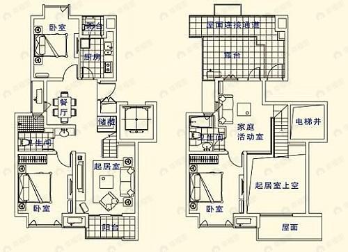 4室2厅2卫建面135平undefined户型图