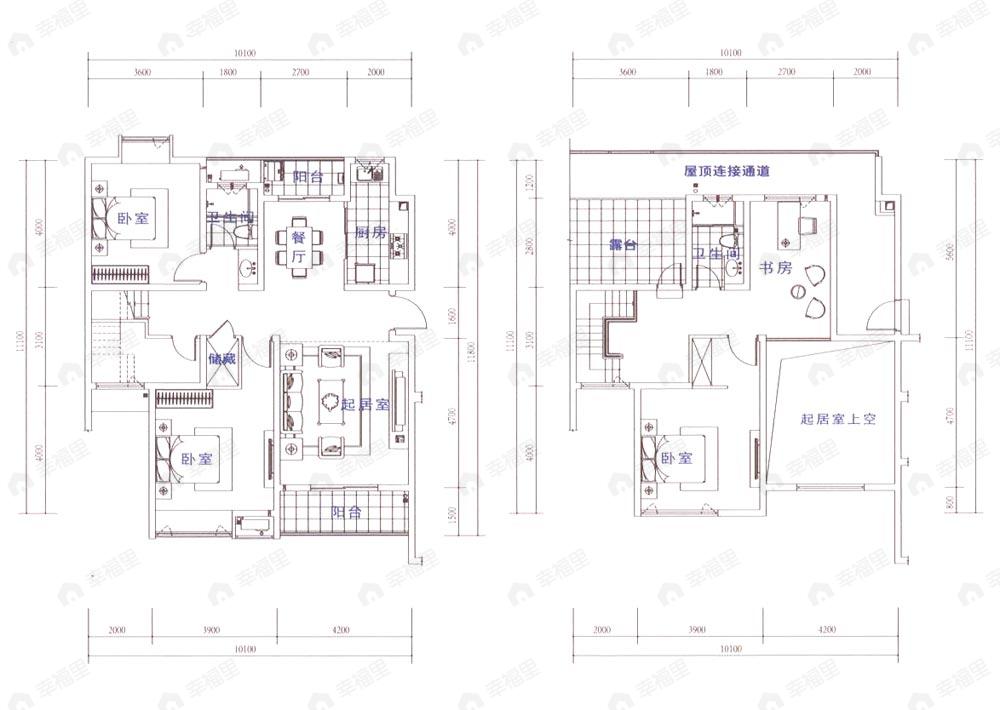 4室2厅2卫建面178平undefined户型图