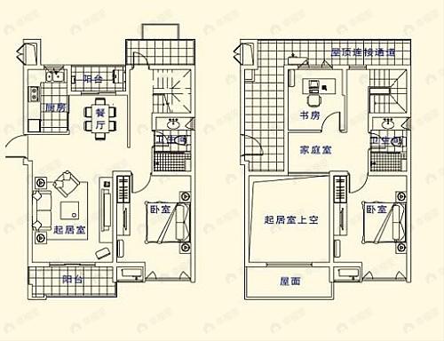 3室2厅2卫建面140平undefined户型图