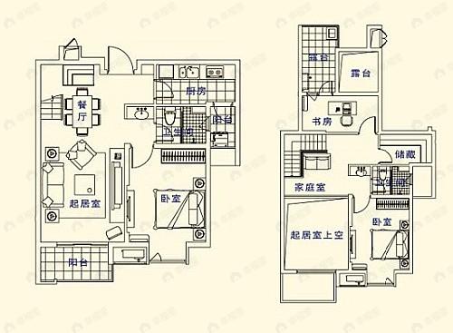 4室2厅2卫建面126平undefined户型图