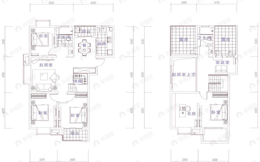 5室2厅2卫建面179平undefined户型图