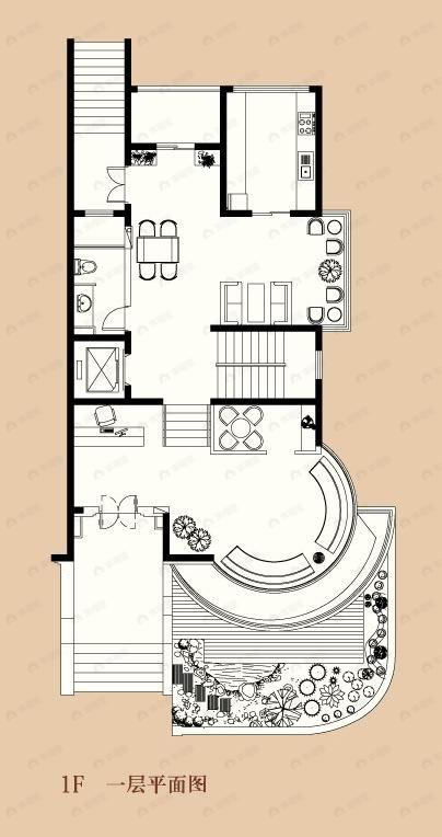 建面100平undefined户型图