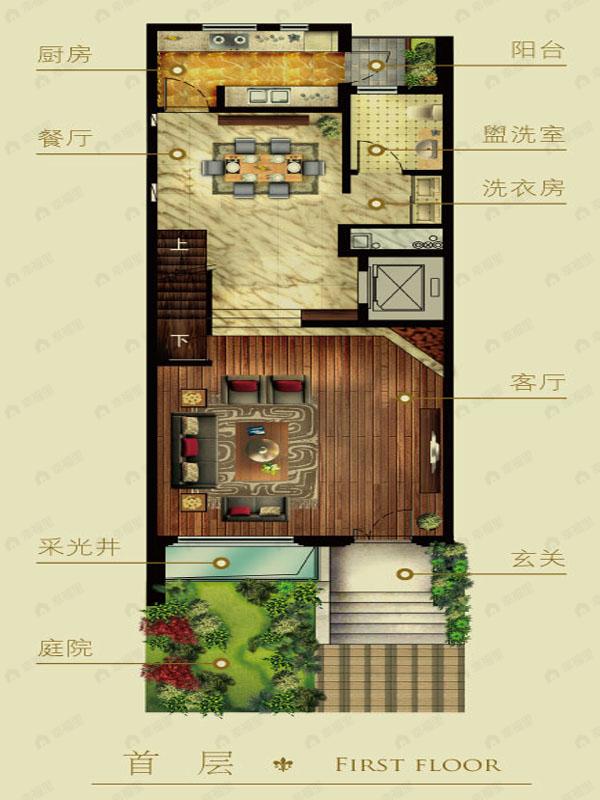 1厅1卫建面100平undefined户型图