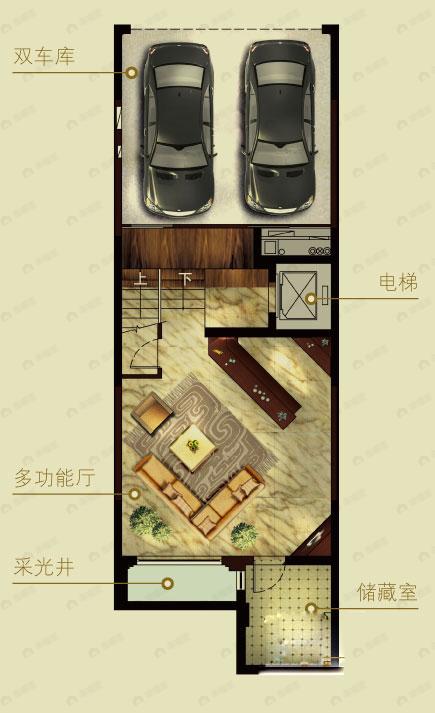 4室4厅3卫建面100平undefined户型图
