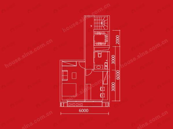1室1厅2卫建面100平undefined户型图