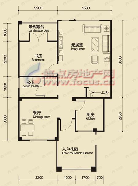 建面164平户型图
