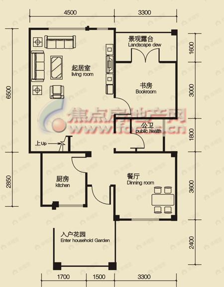 建面162平户型图