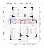 4室2厅建面164平户型图