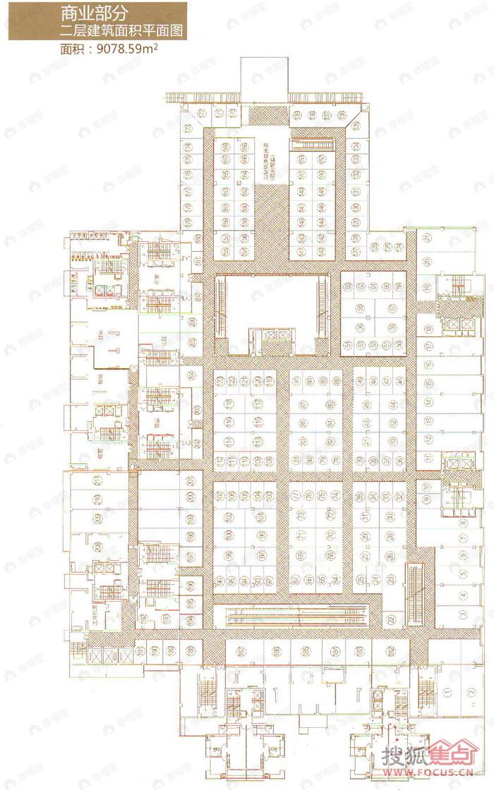 建面999平户型图