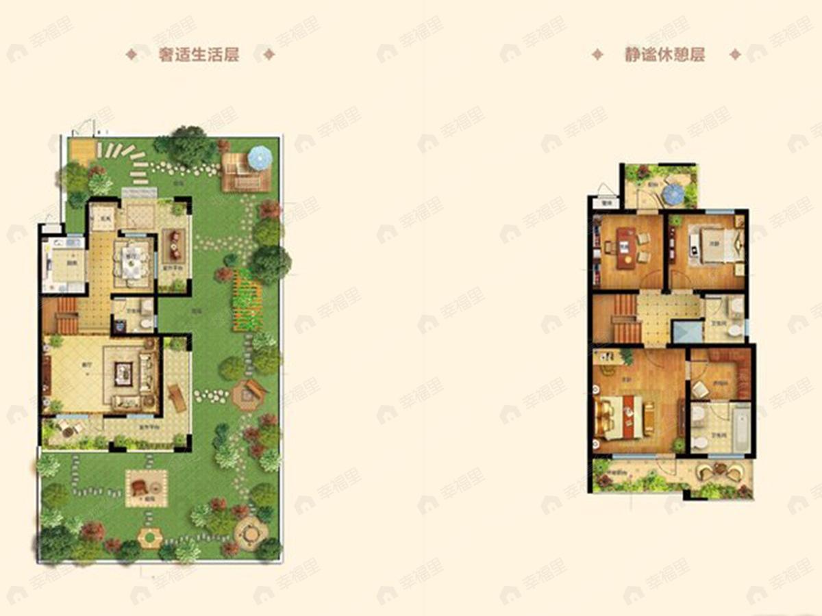 海铭听涛别院3室2厅户型图