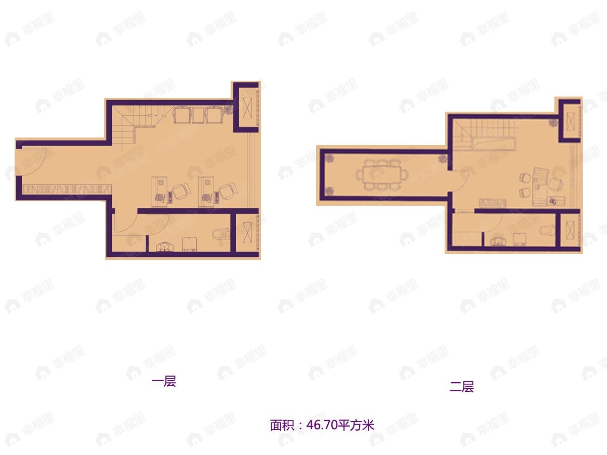利嘉中心3室户型图